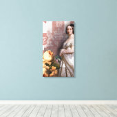 Vintag Queen Victoria Leinwanddruck (Insitu (Holzboden))