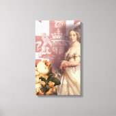 Vintag Queen Victoria Leinwanddruck (Vorderseite)