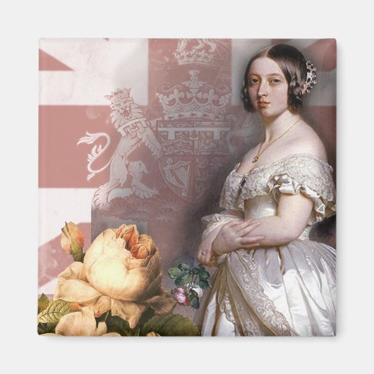 Vintag Queen Victoria Magnet (Vorne)