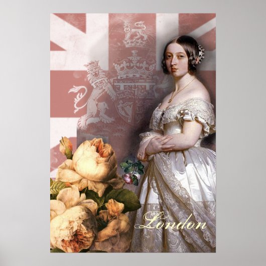 Vintag Queen Victoria Poster (Vorne)