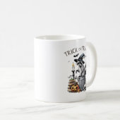 Vintag Raccoon Halloween Kaffeetasse (VorderseiteRechts)