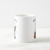 Vintag Raccoon Halloween Kaffeetasse (Mittel)