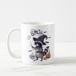 Vintag Raccoon Halloween Kaffeetasse