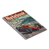 Vintag Racing Car Monaco Spiral Foto Notebook Notizblock (Rechte Seite)