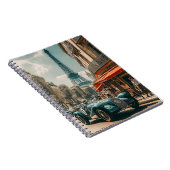 Vintag Racing Car Paris Notizblock (Rechte Seite)