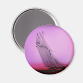 Vintag Racing Yacht Magnet (Vorderseite/Rückseite)