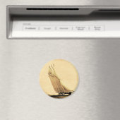Vintag Racing Yacht Magnet (In Situ (Geschirrspüler))