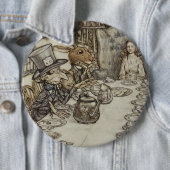 Vintag Rackham Mad Tea Party Alice im Wunderland Button (Beispiel)
