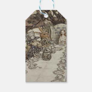 Vintag Rackham Mad Tea Party Alice im Wunderland Geschenkanhänger