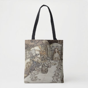 Vintag Rackham Mad Tea Party Alice im Wunderland Tasche