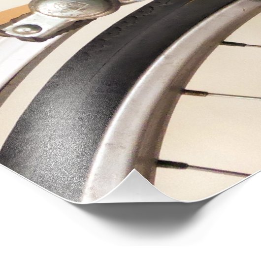 VINTAG RAD FOTODRUCK (Ecke)