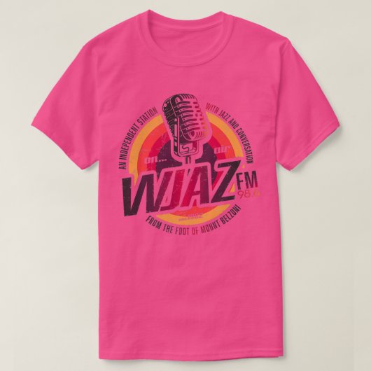 Vintag Radio Design WJAZ T-Shirt (Design vorne)