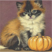 Vintag Ragdoll Halloween Cat Aufkleber (Vorderseite)