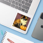 Vintag Ragdoll Halloween Cat Aufkleber (Laptop mit iPhone)