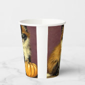 Vintag Ragdoll Halloween Cat Pappbecher (Links)