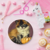 Vintag Ragdoll Halloween Cat Pappteller (Party)
