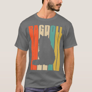 Vintag Ragdoll Retro Feline Kitty Cat Lover Kitte T-Shirt