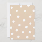 Vintag Rainbow Baby Shower Einladung (Rückseite)