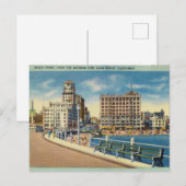 Vintag, Rainbow Pier, Long Beach, Kalifornien Postkarte (Vorne/Hinten)