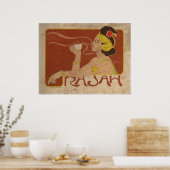 Vintag Rajah Poster (Küche)