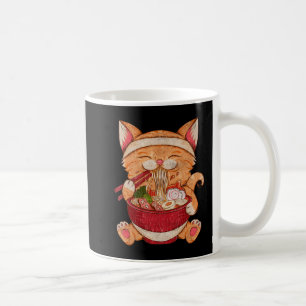 Vintag Ramen Cat Japanese Food Kawaii Anime Girls Kaffeetasse