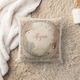 Vintag Rapunzel Fairytale Kissen