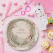 Vintag Rapunzel Fairytale Pappteller (Party)