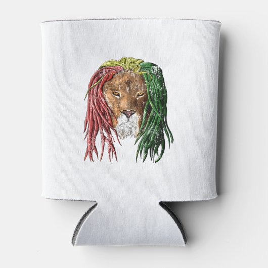 Vintag Rasta Reggae Lion Dosenkühler (Vorderseite)