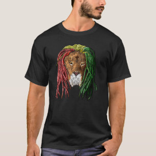 Vintag Rasta Reggae Lion T-Shirt