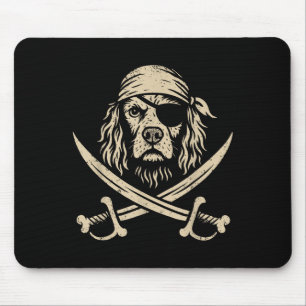 Vintag Rate English Springer Spanisch Crossbones D Mousepad