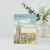 Vintag, Rathaus, Holyoke, Massachusetts Postkarte (Stehend Vorderseite)