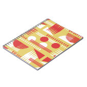 Vintag rauchloser abstrakter geometrischer Stil Notizblock (Linke Seite)