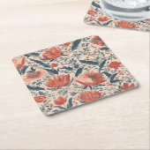 Vintag Rechteckiger Pappuntersetzer (angewinkelt)