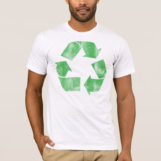Vintag recyceln Sie T-Shirt (Vorderseite)
