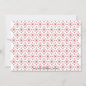 Vintag Red 1950er Chevy Frohe Weihnachten (Rückseite)