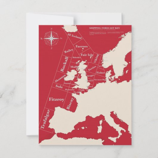 Vintag Red British Shipping Poster (Vorderseite)