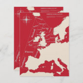 Vintag Red British Shipping Poster (Vorne/Hinten)