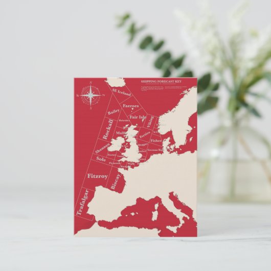 Vintag Red British Shipping Poster (Stehend Vorderseite)