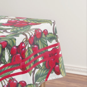 Vintag Red Cherry Fruit Pattern Küche Picnic Tischdecke