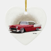 Vintag Red Chevy Coupe Keramik Ornament (Vorne)