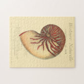 Vintag Red Conch Muschel Puzzle (Horizontal)