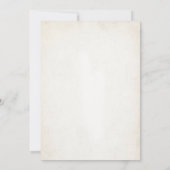 Vintag Red Cowboy Rodeo Kinderdusche Einladung (Rückseite)