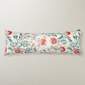 Vintag Red Daisy Floral Pattern - Botanisch Seitenschläferkissen (Vorderseite)