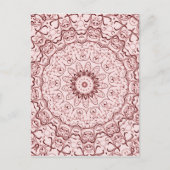 Vintag Red Doily Postkarte (Vorderseite)