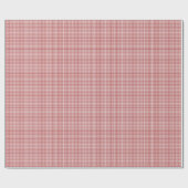 Vintag Red Gingham Geschenkpapier (Flach)