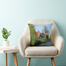 Vintag Red Green Zaanse Schans Niederländisches Ho