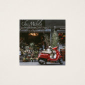 Vintag Red Motor Scooter (Vorderseite)