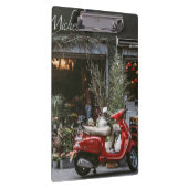 Vintag Red Motor Scooter Klemmbrett (Rechts)