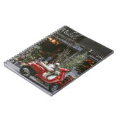 Vintag Red Motor Scooter Notizblock (Linke Seite)