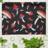 Vintag Red Mushroom Geschirrtuch (Gefaltet)